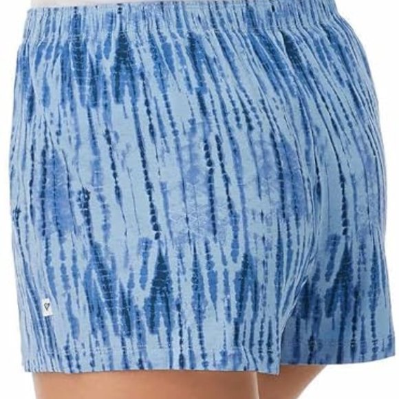 NWoT Jane and Bleecker Women's Sleep Short 2-pack Tie Dye Blue Size L $35 D288 - Picture 2 of 4